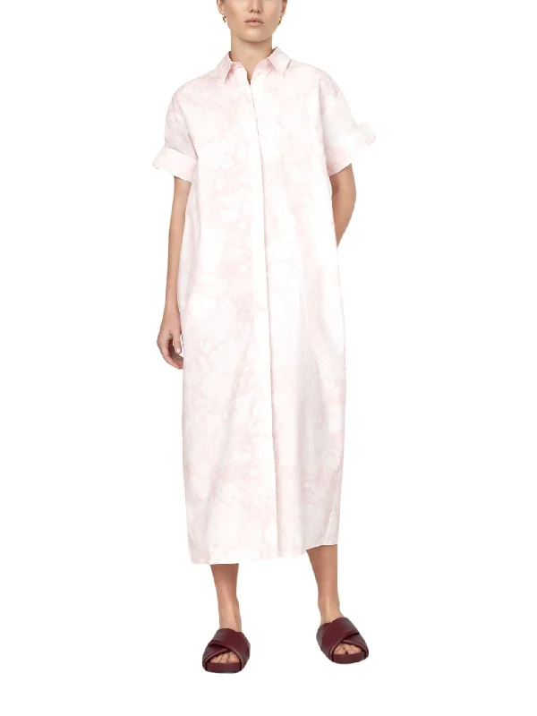 Melody Dress | Cellular Print Rose