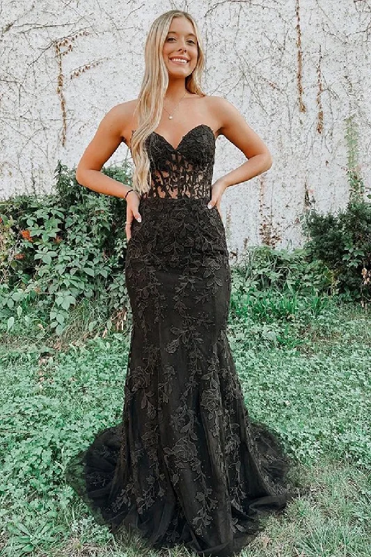 Mermaid Elegant Lace Sweetheart Prom Dress