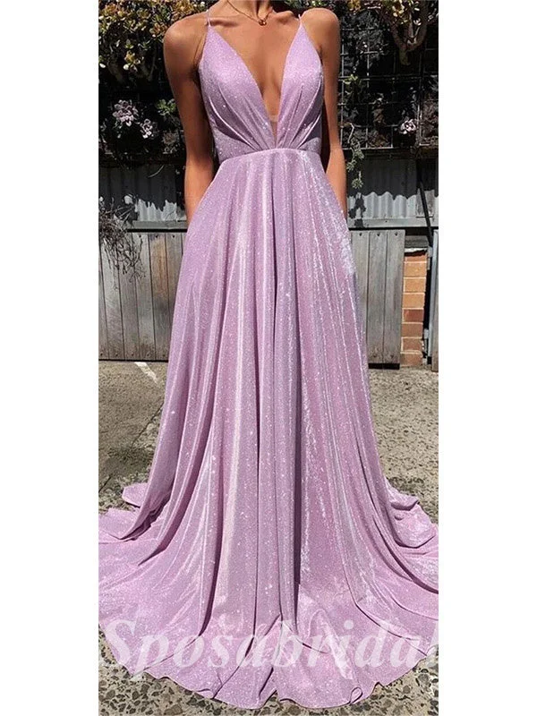Sexy Special Fabric Spaghetti Straps V-Neck Sleeveless Criss Cross Side slit A-Line Long Prom Dresses, PD3604 Sexy Special Fabric Spaghetti Straps V-Neck Sleeveless Criss Cross Side slit A-Line Long Prom Dresses, PD3604