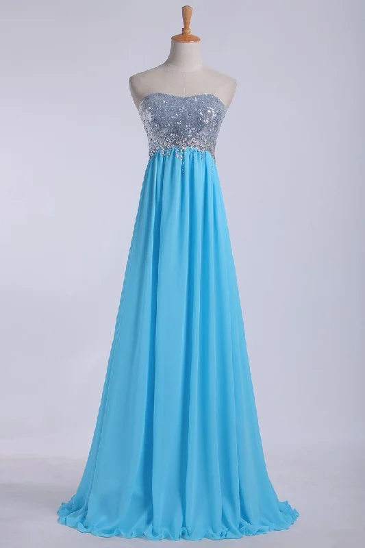 2024 Prom Dresses Scalloped Neckline Sequined Bodice Beaded Waistline With Shirring Chiffon Skirt 2024 Prom Dresses Scalloped Neckline Sequined Bodice Beaded Waistline With Shirring Chiffon Skirt