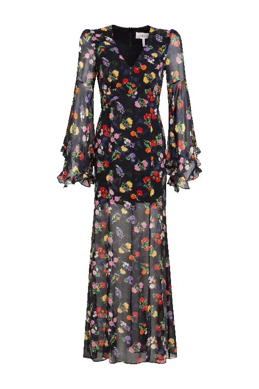 Venyx Poppy Dress in Puja Flowers