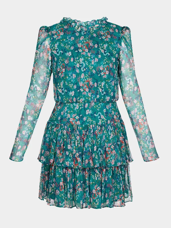 Ava B Dress in Sea Hidden Ophidian