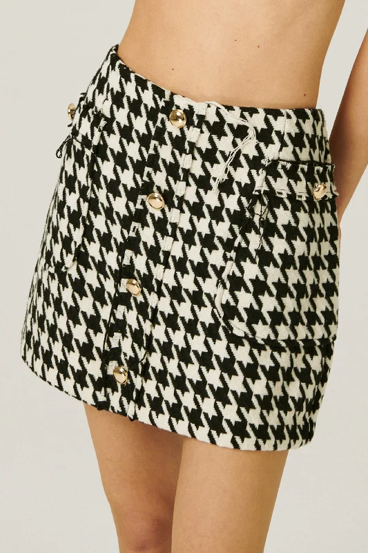 Allen Frayed Mini Skirt maxi skirt elegant