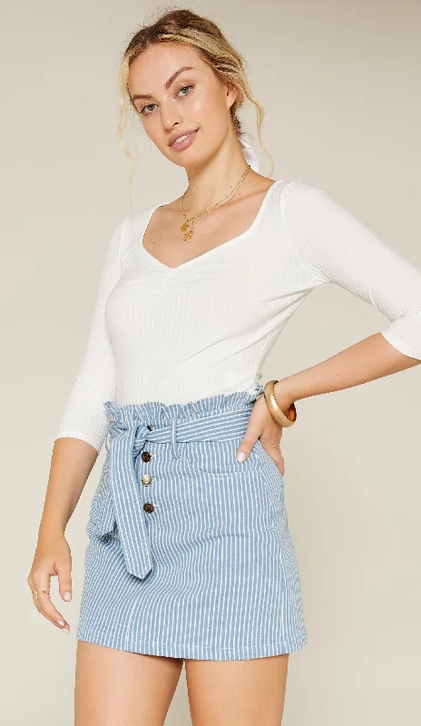 No Doubts Denim Skirt high waist skirt