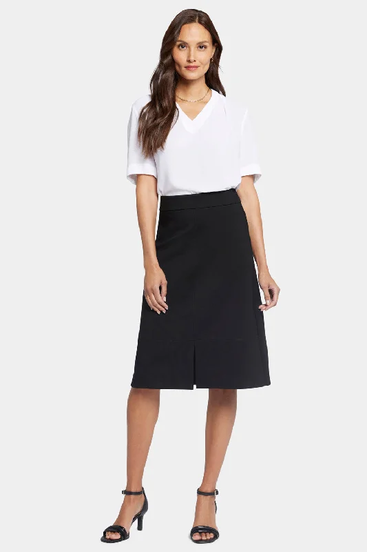 A-Line Skirt - Black slim fit skirt