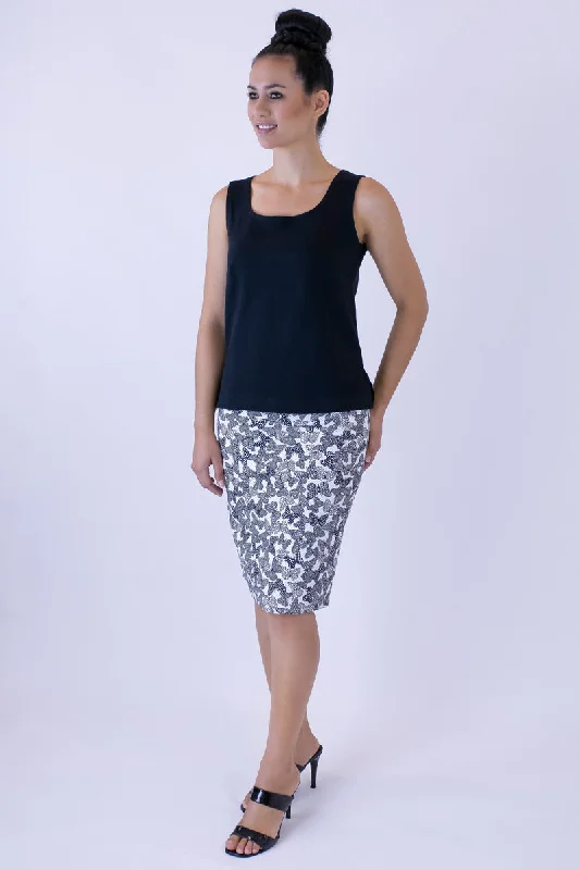 Short Skirt Bedarra Cotton Blend B-04 corduroy skirt comfortable