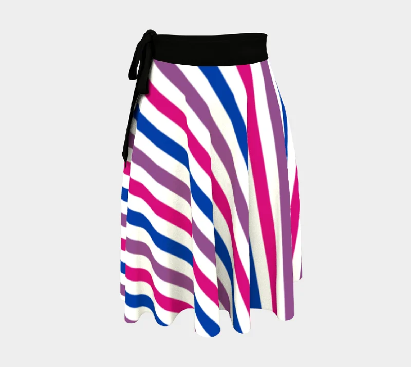 Orientation Pride Striped Wrap Skirts | Choose Your Colourway denim skirt stylish