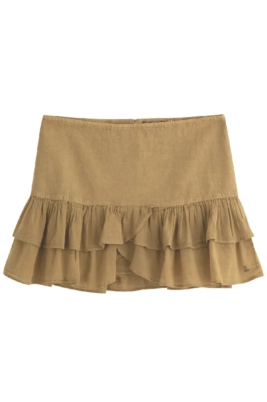 Coco Isla Layared skirt silk skirt lustrous