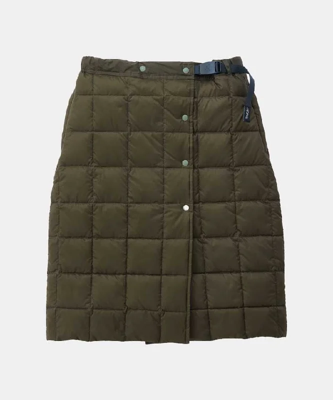 Down Skirt velvet skirt luxurious