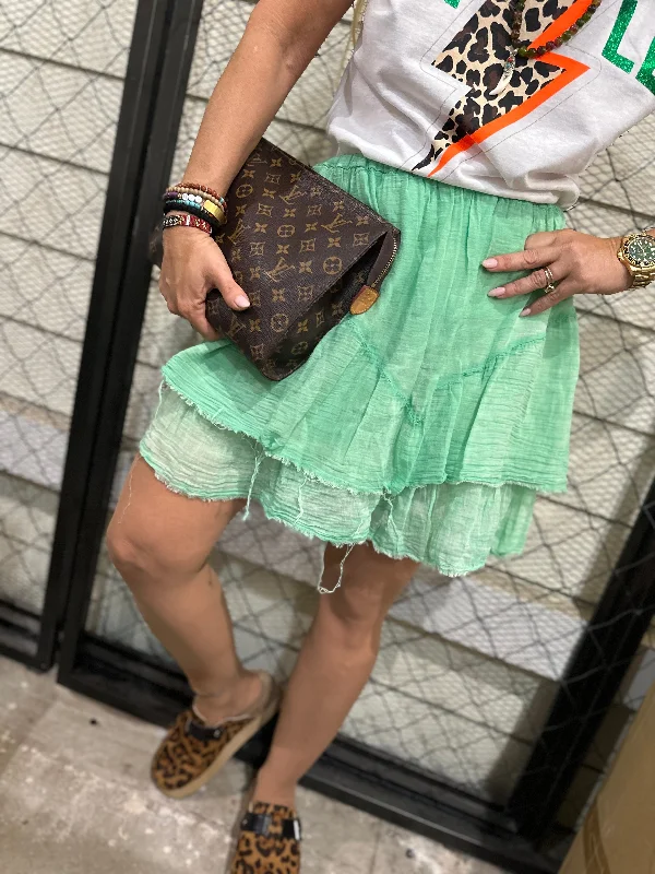 E mate skirt floral skirt print
