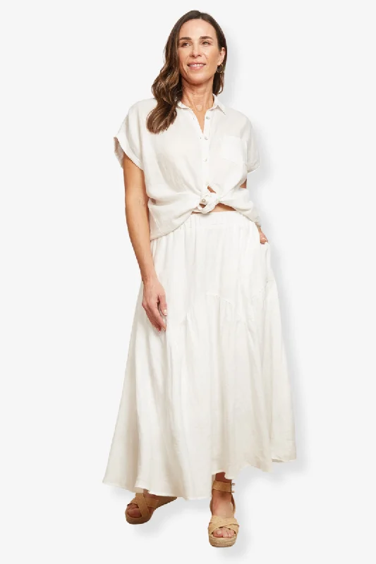 Eb & Ive - Halcyon Skirt - Opal wool skirt thick