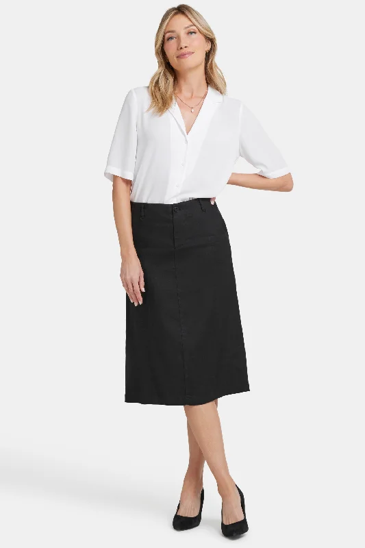 Marilyn A-Line Skirt - Black summer skirt style