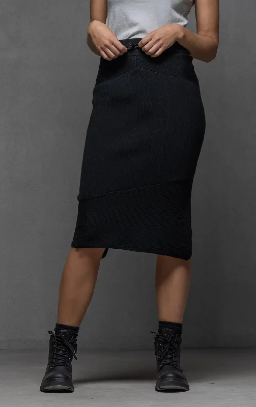 MERINO KNIT SKIRT wool skirt thick