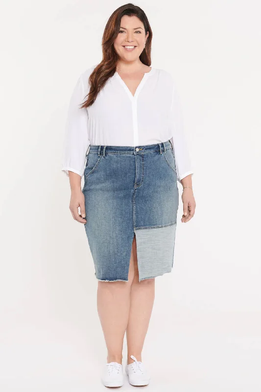 Midi Skirt In Plus Size - Clean Seline maxi skirt elegant