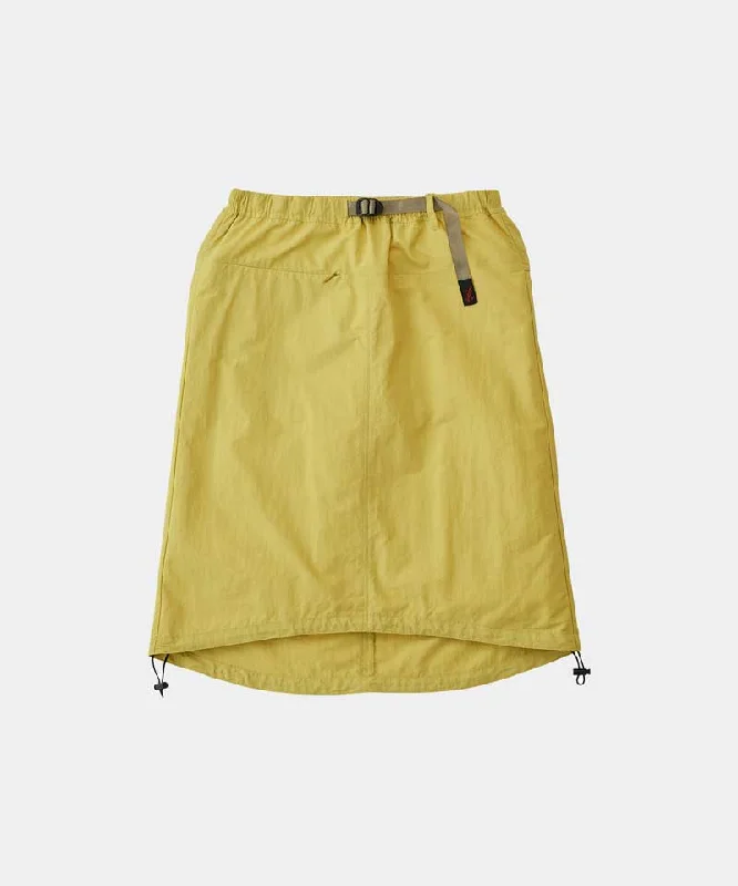 Nylon Packable Midi Skirt leather skirt durable