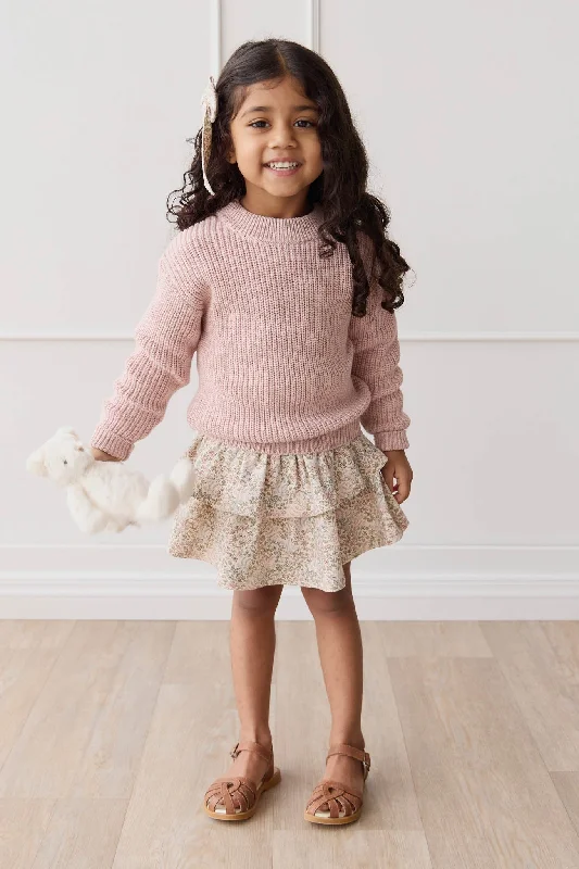 Organic Cotton Ruby Skirt - April Glacier lightweight skirt design