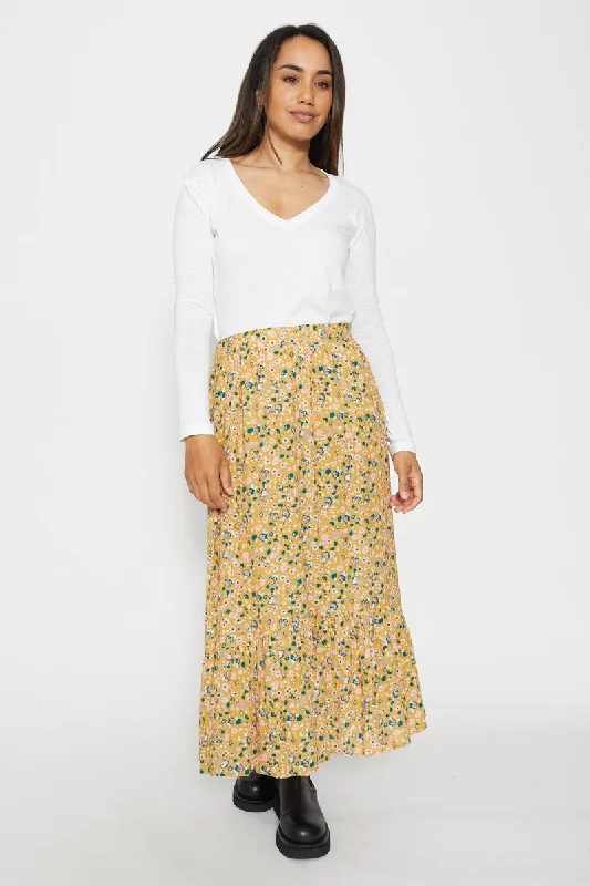 Stella + Gemma - Linda Skirt - Rose Garden breathable skirt fabric