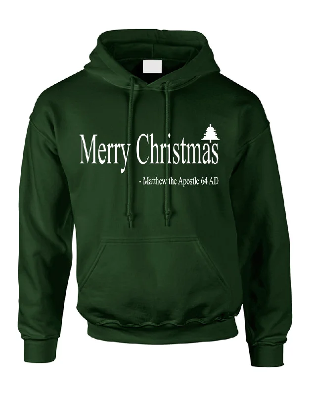 Adult Hoodie Matthew The Apostle Merry Christmas Gift Idea Hoodie with Hem Embroidery Detailed Premium Adult Hoodie Matthew The Apostle Merry Christmas Gift Idea Hoodie with Hem Embroidery Detailed Premium
