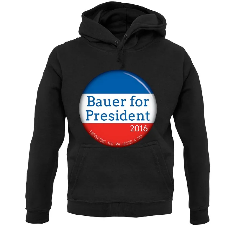 Bauer For President Unisex Hoodie Oversized Hoodie Comfort Casual