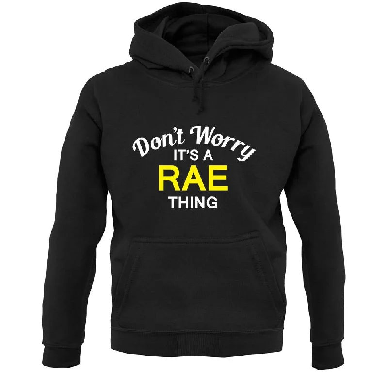 Don't Worry It's a RAE Thing! Unisex Hoodie Hoodie with High-Low Hem Asymmetrical Trendy Don't Worry It's a RAE Thing! Unisex Hoodie Hoodie with High-Low Hem Asymmetrical Trendy