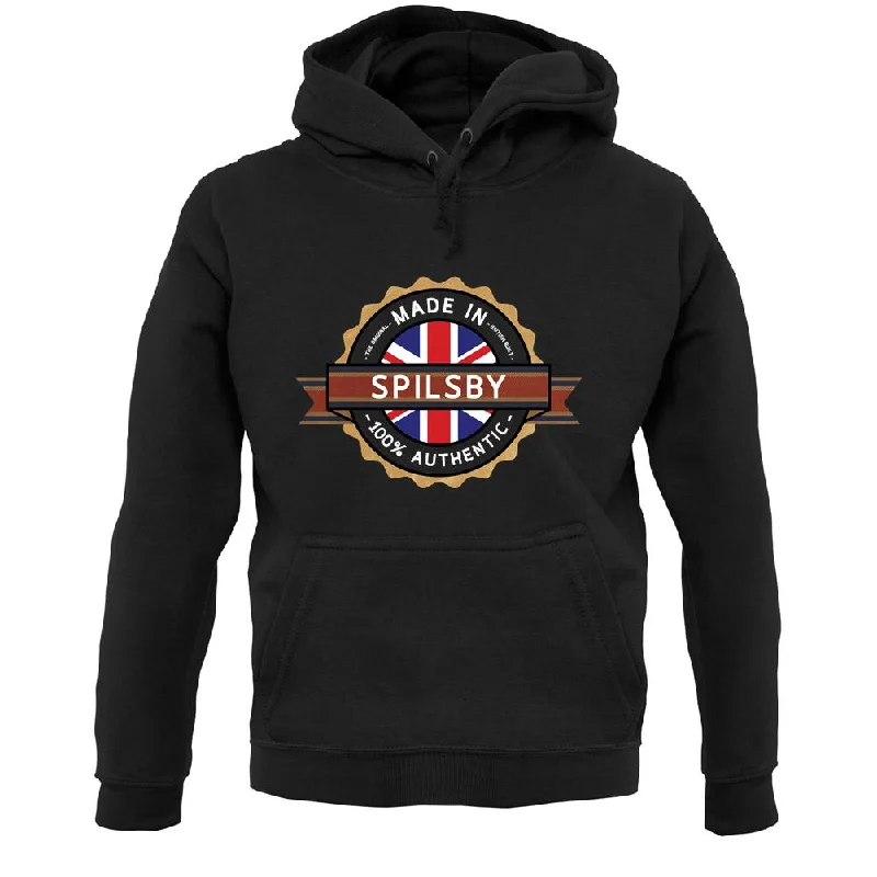 Made In Spilsby 100% Authentic Unisex Hoodie Hoodie with Pattern Geometric Abstract