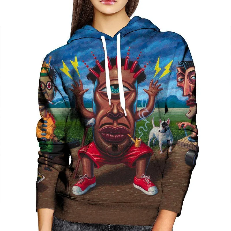 Petitioning Papa Legba Womens Hoodie Cotton Hoodie Fleece Lining Warmth
