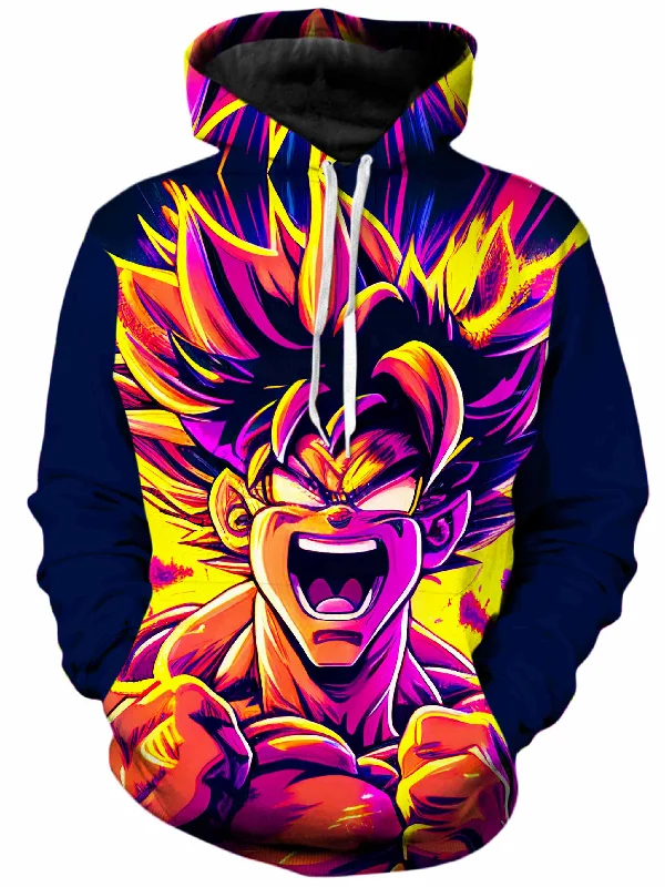 Power Surge Unisex Hoodie Hoodie with Double Zipper Versatile Adjustable