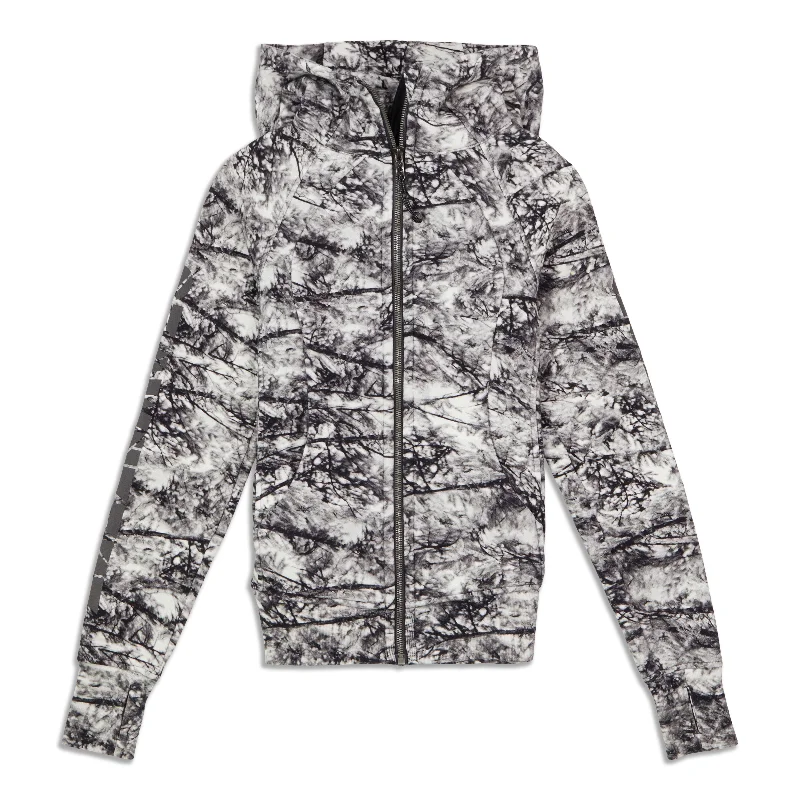 Scuba Hoodie - Resale Hoodie with Lace Feminine Delicate