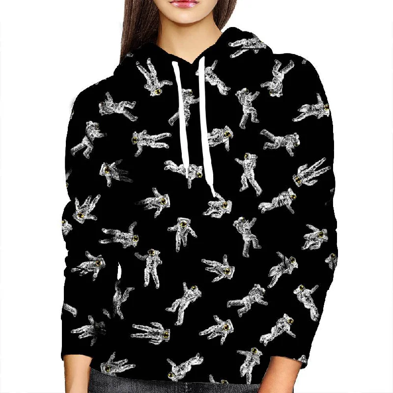 Too Many Astronauts Womens Hoodie Hoodie with Reflective Safety Nightwear