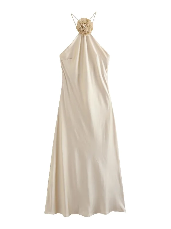 3D Flower midi soft long dress Tunics Review highly