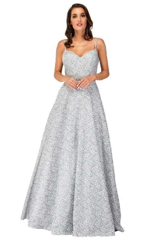 Cecilia Couture - 2116 Sweetheart Embellished Long Dress Tunics Luxurious high-end