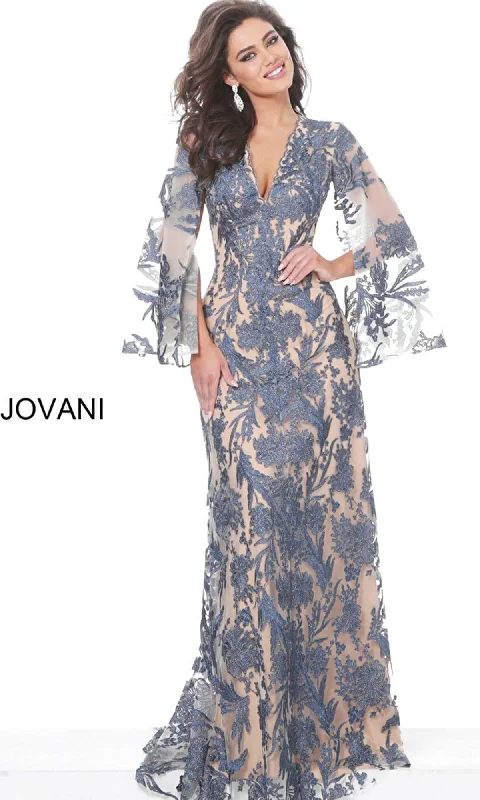 Formal Long Dress 00752 by Jovani Tunics stripes playful