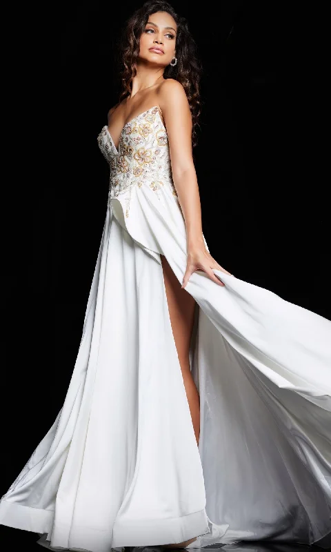 Formal Long Dress 23937 by Jovani A-Line Day Work