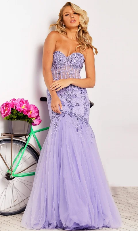 Formal Long Dress 37249 by Jovani Tunics Handmade artisanal