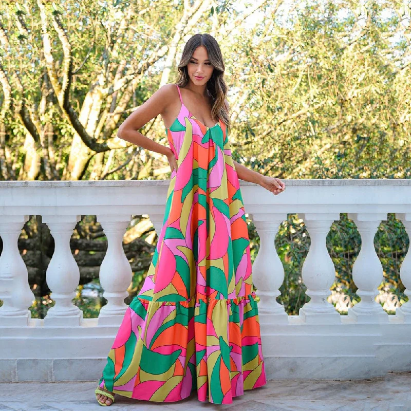 Summer Bohemian Backless Long Dresses Tunics Mesh breathable