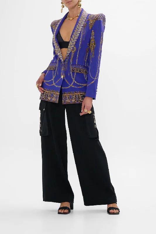 PEAKED SHOULDER BLAZER MY FAIR PHARAOH Women's Formal Blazer