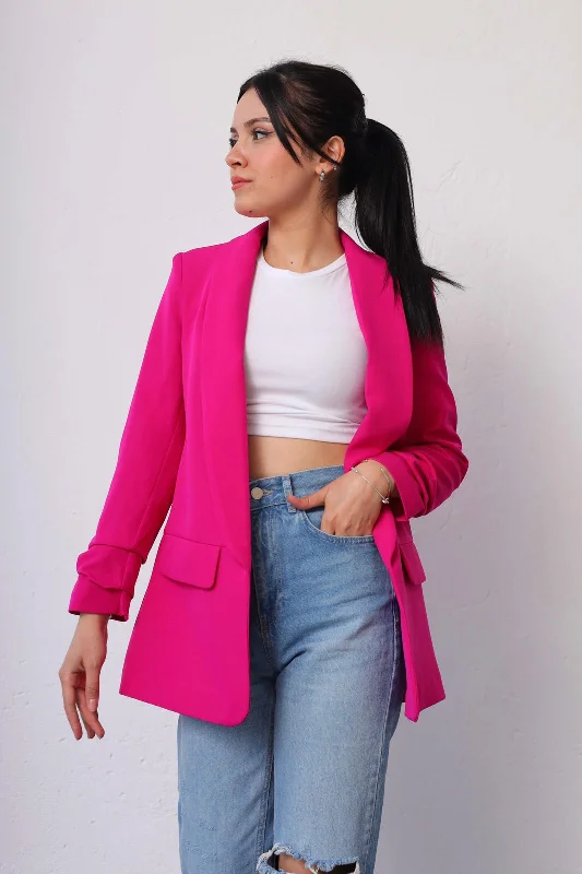 Open Blazer F16408 Women's Unique Blazer
