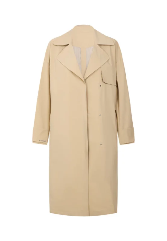 Liberty Axis Reconstructed Trench Elegant Long Trench Jacket