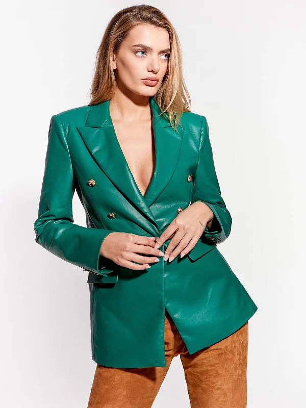 BECK RECYCLED LEATHER BLAZER Women's Radiation Jacket