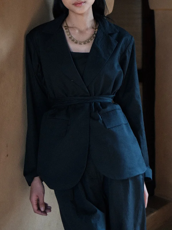 Black Cambridge Blazer Women's Navy Jacket