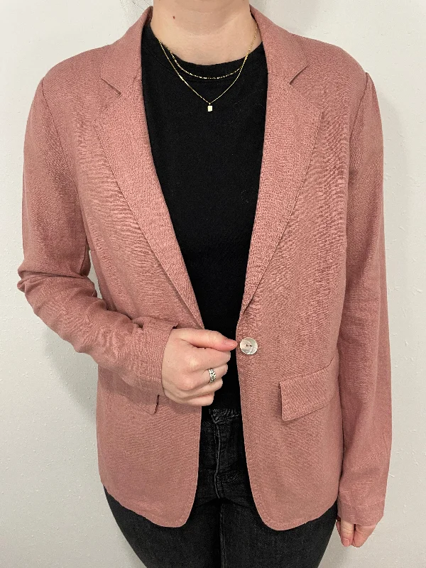 CHARLIE B LINEN BLAZER - WOODROSE Women's Vintage Suit