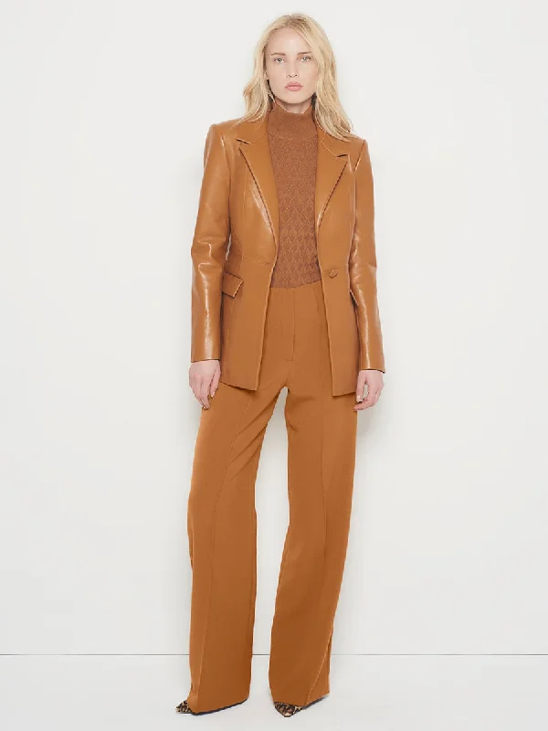 CURVE FINN RECYCLED LEATHER BLAZER Women's Classic Blazer