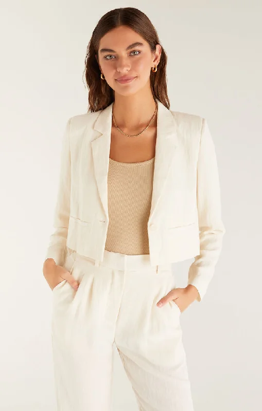 Dana Airy Cropped Blazer Women's Elegant Blazer