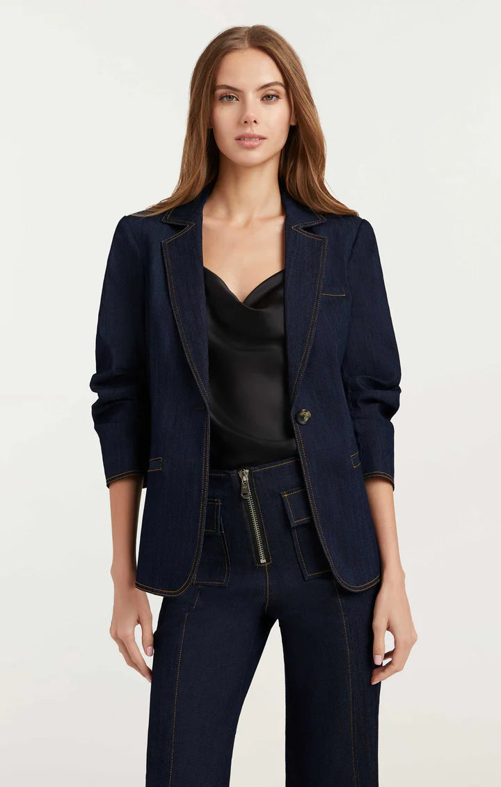 Denim Khloe Blazer Women's Simple Blazer