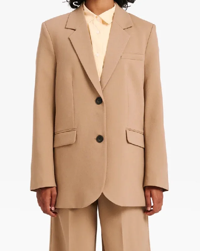 Kiran Tailored Blazer Women's Leather Blazer