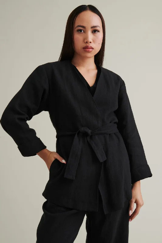 Heisala Blazer Black Women's Luxurious Jacket