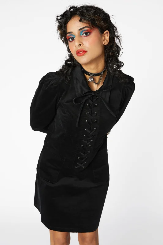 70S Muse Velvet Dress Elegant Long Evening