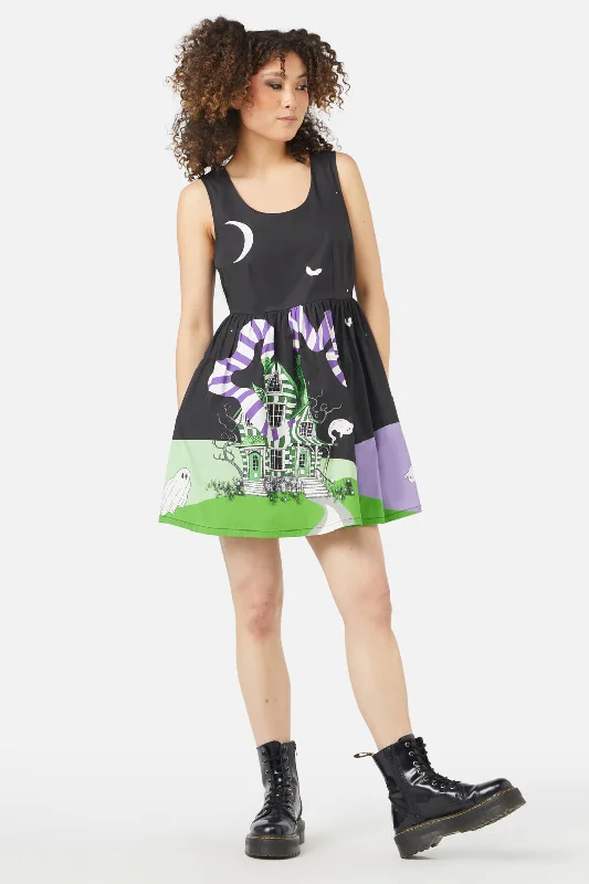 Spooky Scene Dress Tunics Sophisticated sleek