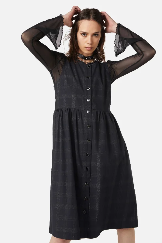 High Society Tartan Pinny Dress Tunics Practical durable