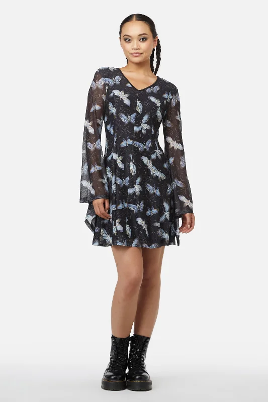 Larvae Mesh Dress Tunics Recommended stylist